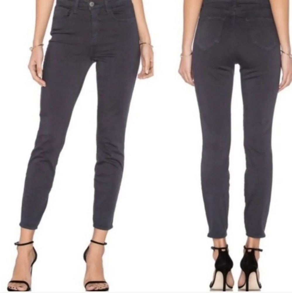 L'AGENCE Size 26 Margot High Rise Skinny Jeans in Stingray Wash